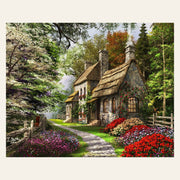 Beautiful Countryside Landscape finished paint by numbers artwork