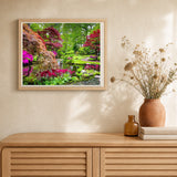 Beautiful Park artwork displayed in a warm interior
