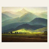 Giant Mountains finished paint by numbers artwork