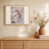 Beautiful Ballerina artwork displayed in a warm interior