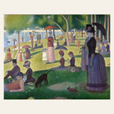 Georges Seurat - A Sunday Afternoon on the Island of La Grande Jatte finished paint by numbers artwork