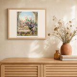 Pretty Bouquet artwork displayed in a warm interior