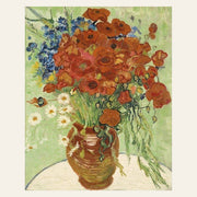 Van Gogh - Red Poppies and Daisies finished paint by numbers artwork