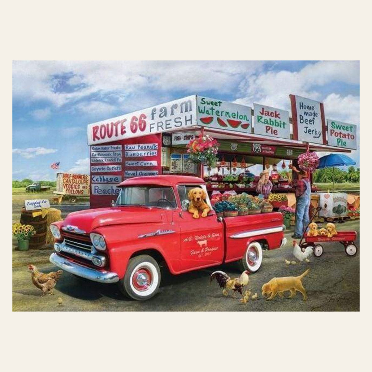 Buying Fruit finished paint by numbers artwork