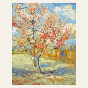 Van Gogh The Pink Peach Tree finished paint by numbers artwork