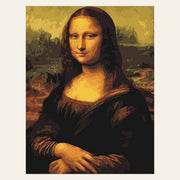 Da Vinci Mona Lisa La Joconde finished paint by numbers artwork