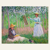 In the woods of Giverny - Monet finished paint by numbers artwork