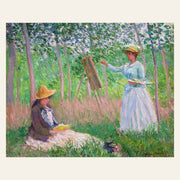 In the woods of Giverny - Monet finished paint by numbers artwork