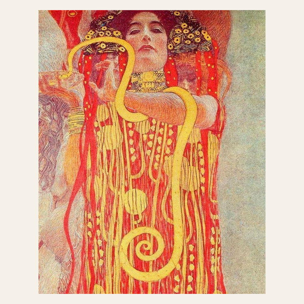Gustav Klimt - Medicine finished paint by numbers artwork