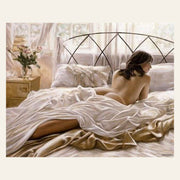 Laziness and Early Morning finished paint by numbers artwork