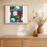 American Bouquet artwork displayed in a warm interior