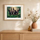 Adventure of a Lifetime artwork displayed in a warm interior