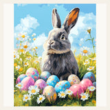Easter Batch finished paint by numbers artwork