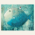 Artistic Fish finished paint by numbers artwork