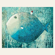 Artistic Fish finished paint by numbers artwork