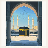 Magnificent Kaaba finished paint by numbers artwork