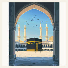Magnificent Kaaba finished paint by numbers artwork