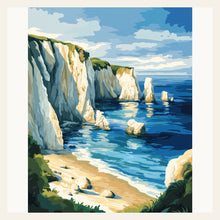 Coastal Calm finished paint by numbers artwork