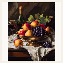 Classic Still Life finished paint by numbers artwork