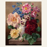Beautiful Bouquet finished paint by numbers artwork