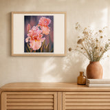 Flower in Wonderland artwork displayed in a warm interior