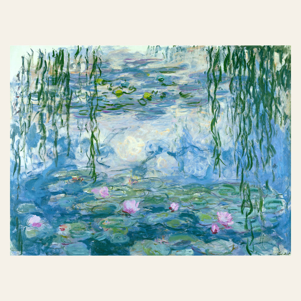 Lake Reflection finished paint by numbers artwork