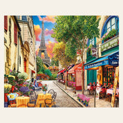 Paris Alley finished paint by numbers artwork