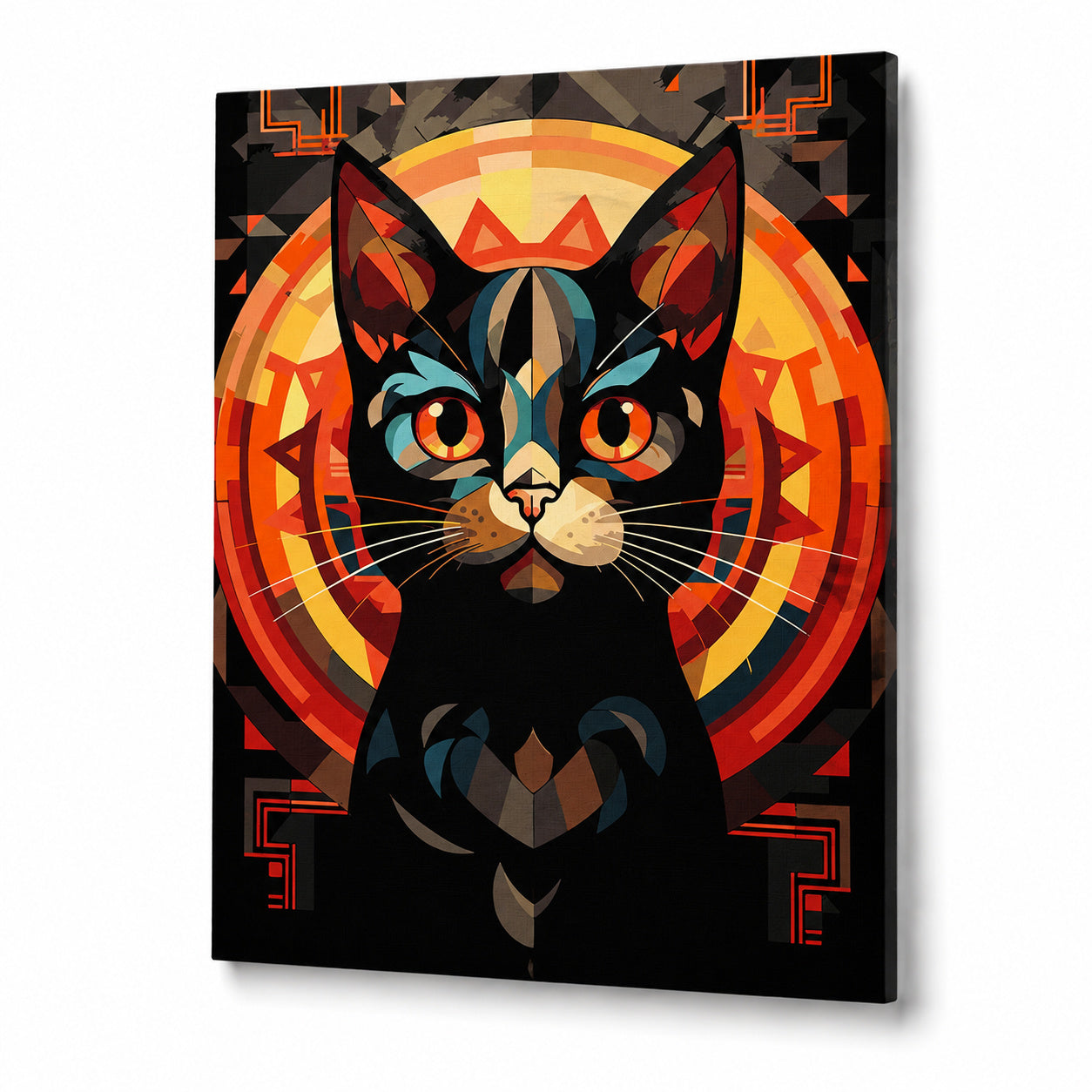 Chat noir Art déco