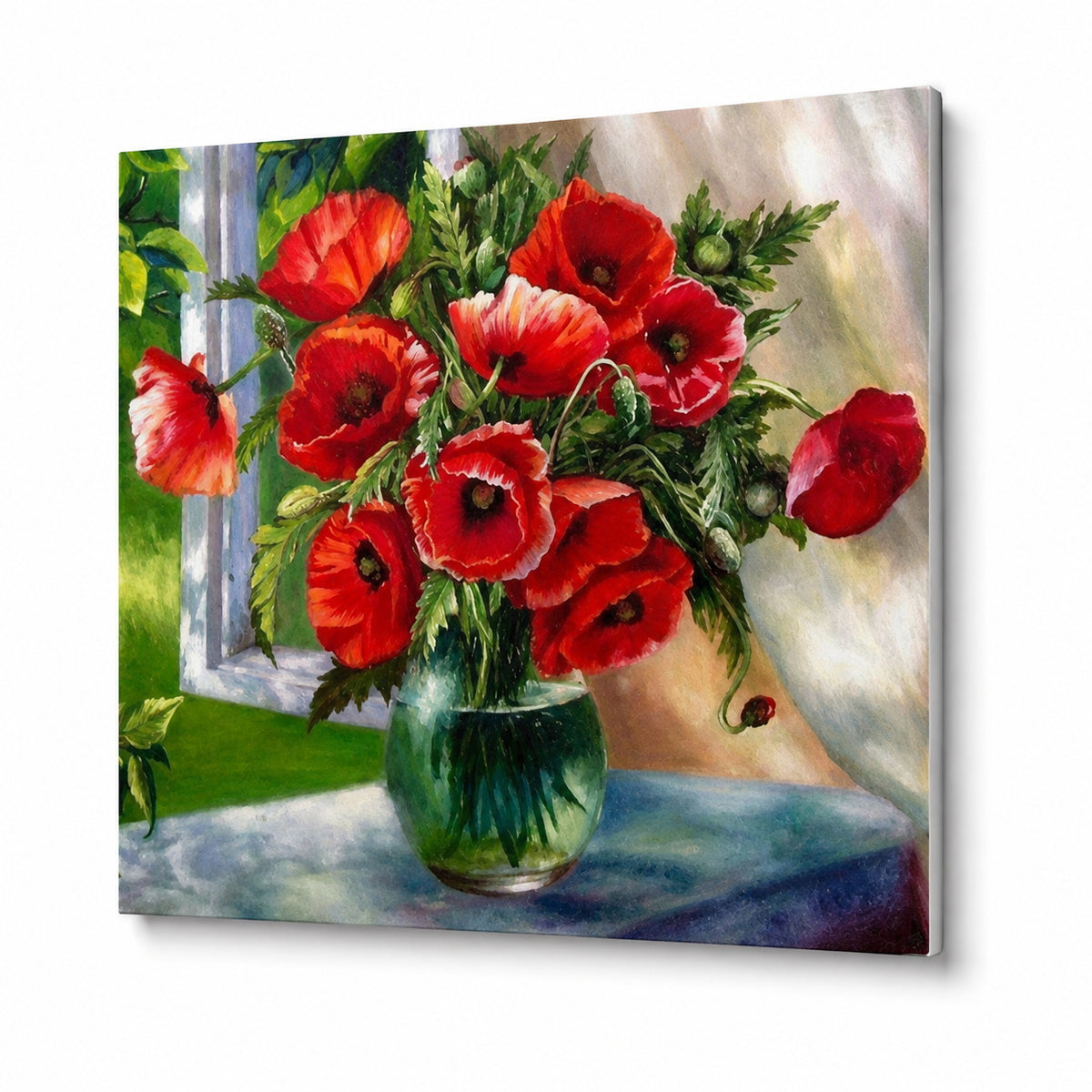 Bouquet de fleurs rouges