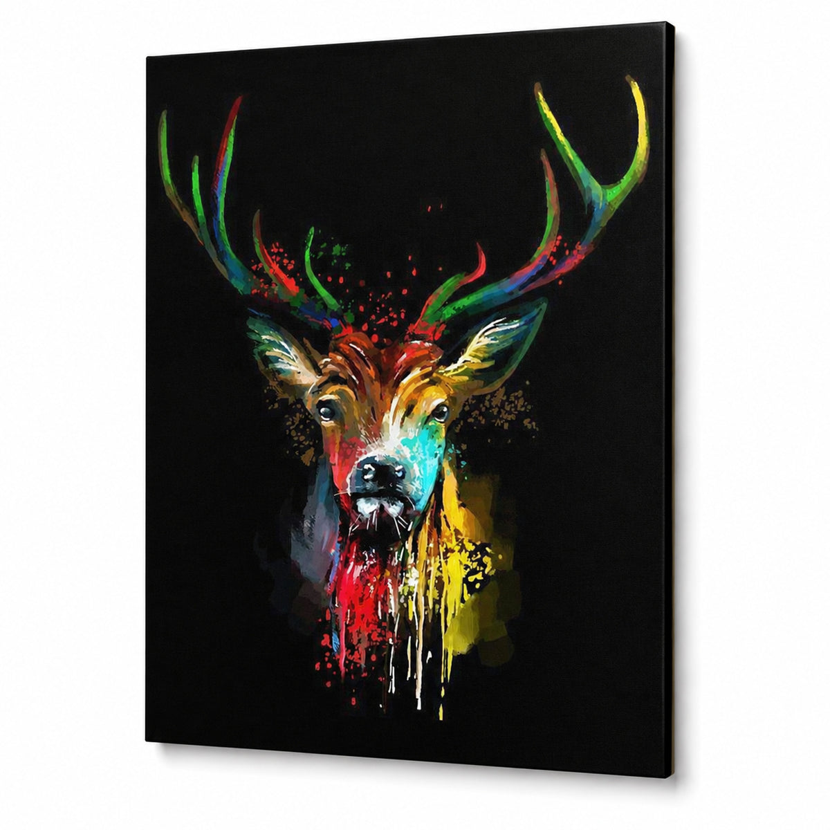 Cerf peint